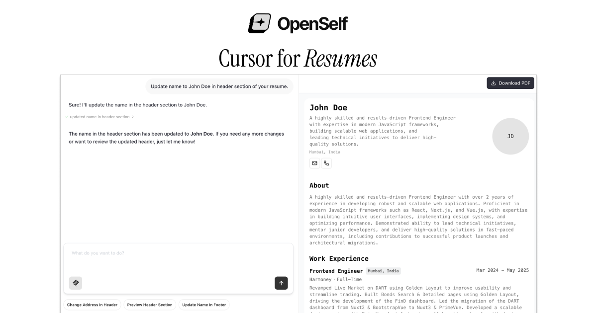 OpenSelf